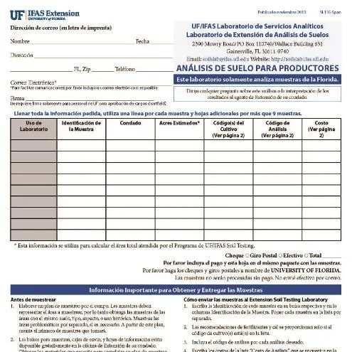thumbnail for publication: Hoja de Información: Análisis de Suelo para Productores